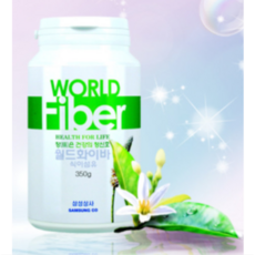 [월드화이바] 차전자피 식이섬유 분말, 350g, 1개