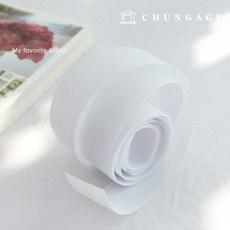 오비싱 접착허리심지 벨트심지 30mm 2마 화이트, 1개