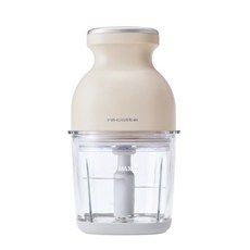 récolte 無線食物調理機，輕巧便攜，多功能玻璃杯材質，操作簡單, RCP-7-W 奶油白