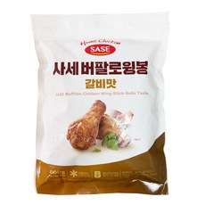 사세 버팔로 윙봉 갈비맛, 600g, 3개