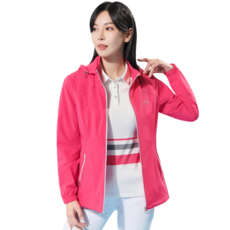 올포유 올포유 모델착장 동안점퍼 여성 후드 탈착 절개 포인트 점퍼 AWJUL1461-403