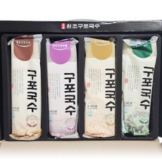 국수세트 누룽지 세트 명절선물 미숫가루 다시팩 원조구포국수-4P 설날세트 광천김, 김수미 미숫가루(20p)