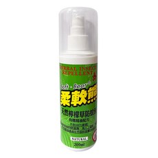 柔軟熊天然精油防蚊液，兒童成人適用，防小黑蚊，露營必備, 1個, 檸檬草, 200ml