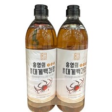 홍영의 붉은대게 백간장, 980ml, 2개