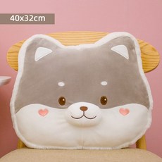 動物抱枕 柔軟舒適居家靠枕, 哈士奇抱枕