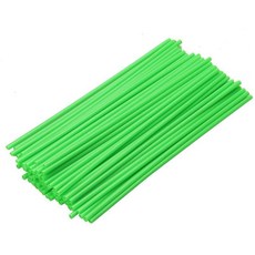 오토바이 더트 바이크 휠 커버 스포크 스킨 랩 튜브 장식 보호대 모토크로스 자전거용 색상, 6. Green, 1개