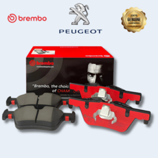 푸조 208 브레이크 패드 브렘보 세라믹 (센서포함), 뒤패드(좌우)/RB-003