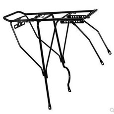 전기 자전거 짐바구니 가방 선반 쿠션 튼튼한 철제 수납, 1개, 24인치 26인치 의자 랙 보강형