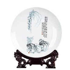 現代中式陶瓷梅蘭竹菊花瓶擺飾, 蘭花