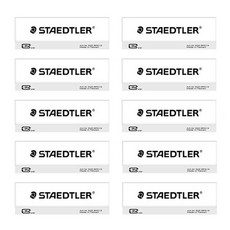 스테들러 슬라이딩 지우개 리필, 화이트, 10개