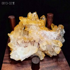 哥倫比亞粉紅金色療癒者晶簇0813-32號 (附底座) Lemurian/列木尼亞/雷姆尼亞, 1個