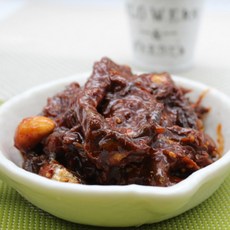 국내산 멸치젓무침 밑반찬 혼밥반찬 젓갈반찬 500g, 1개