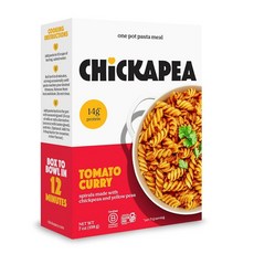 Chickapea One Pot 병아리콩 파스타 - 후추 & 파름 - 198.4g(7온스) (1팩), 7 온스 (1팩), 크리미 커리
