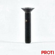 偉倫精品零件 PROTI M4全系列鈦合金螺絲 M4螺絲 錐頭 錐形螺絲 平頭 圓柱, 1個, M4L20-F01,顏色備註(金/藍/黑/銀)