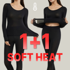 AD.LK 초경량 발열내의 안입은듯한 초고탄력 1+1 상하세트