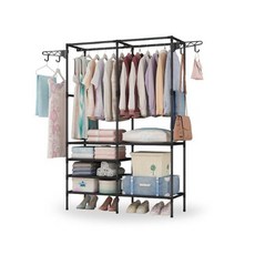 조립식 철제 행거 수납선반 2컬러 옷걸이 rkr6216md, 화이트
