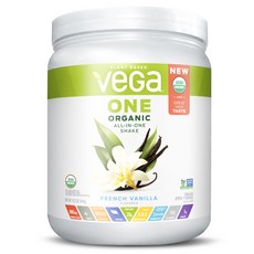 VeGa 多合1奶昔粉, 344克, 法國香草, 1個