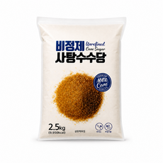 비정제원당 사탕수수 원당 지퍼백 2.5kg 1개