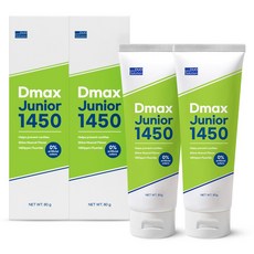 듀오솔루션 디맥스 주니어 1450ppm 고불소 어린이 치약 (샤인머스켓향), 2개, 80g