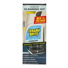 세라마브라이트 인덕션 청소 클리너 세트 NO.2 (전용 수세미 2P+핸드툴+스크래퍼), 1세트, 284g