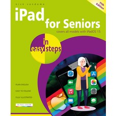 (영문도서) iPad for Seniors in Easy Steps: Updated for Ipados 15 Paperback, In Easy Steps, English, 9781840789447