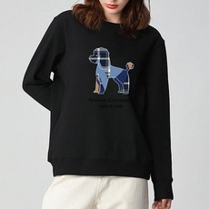 032 푸들 빅사이즈 남여 특양면 맨투맨