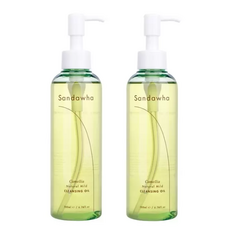산다화 순한 클렌징 동백 오일 200ml x 2 저자극 딥클렌징 촉촉한 말끔한 세안, 2개