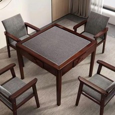 方形麻將墊 加厚防滑靜音耐磨桌墊, 1個, 灰色, 68X68釐米