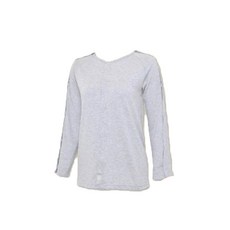 海夫健康生活館 樂著衣 薄款魔術扣全開長袖上衣 (全開襟/方便穿脫/透氣舒適), 1個, XXL