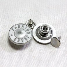 [단추똥꼬] 청바지단추 청자켓 흔들이 단추 5세트 20mm, 1개, (34번)캐 FASHION J 니켈무광 5세트