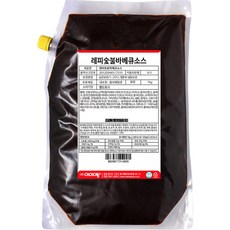 레피 숯불바베큐소스 숯불향과 지코바맛, 1개, 레피숯불바베큐소스-1kg, 1000ml