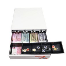 현금통 가게 업소용 캐쉬박스 금전함 현금출납기 보관함, 1개, M. 335 더블 레이어 작은 현금 상자4 그리드Ivo