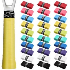 Coitak 테니스 라켓 그립 테이프 30개 테이프 미끄럼 방지 및 흡수성 그립을 위한 오버그립 129316 8503571552, [ 888277 ] 코이탁 테니스 라켓 그립 테이프 3, 멀티 컬러