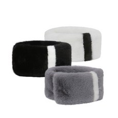 이안 폴터 디자인 깜짝특가IJP DESIGN 이안폴터디자인 여성 라인포인트 퍼 골프 머플러 - 3614-215-533, 1개, 블랙