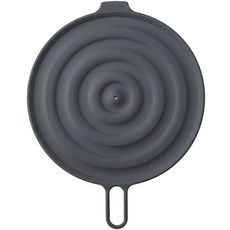 치타쇼 실리콘 듀얼 멀티 뚜껑 그레이 색상 (18cm~30cm 멀티커버), 1개, 32cm