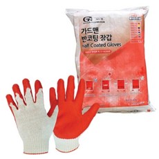면소재 빨강 반코팅 장갑 (300개입)