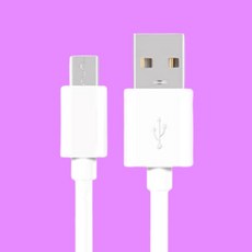 마이크로 5핀 고속 충전기 케이블 1m 2mcu, [B349] 화이트 2m