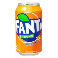 환타 오렌지 / 탄산음료 제로음료 탕비실간식 사무실음료 캔음료수, 355ml, 24개