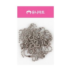 군번줄 15cm 은색 공예품 수집품, 개 (1개입)
