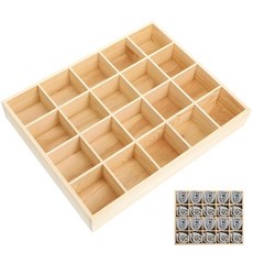 Ipetboom 속옷 보관 상자 20칸 쌓을 수 있는 양말 정리함 서랍용 다기능 케이스 팬티 및 소형 액세서리용 180573