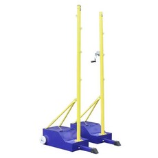 배드민턴 폴대 지지대 이동식 거치대 족구 네트 걸이, 배드민턴/배구 폴대+네트, 1개