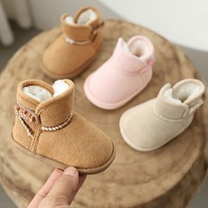 몽실이 소프트 베이비 어그 아동 아기 방한 털신 겨울 신발 실내화 풋워머 털안감 슈즈 걸음마신발