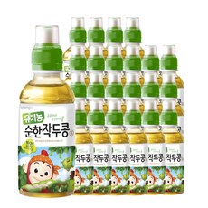 웅진 코코몽 유기농 순한 작두콩차, 200ml, 23개