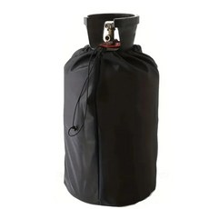 블랙 천 프로판 탱크 커버 캠핑 가스 스토브 보호 주방 바베큐, 1개, 1. black B. 24x45cm
