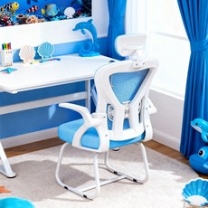 Takata 학생용 메쉬 컴퓨터 의자 초경량 사무용 의자 WY3G, 파란색