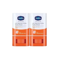 바세린 데일리 선케어 UV 프로텍션 선크림 썬크림 선스틱 15ml 2개