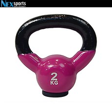 넥스스포츠 컬러고무케틀벨2kg