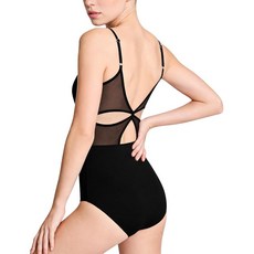 발레복 체조 프론트 조절 댄스웨어 레오타드와 풀 가능한 가슴 메쉬 몰단 유니폼 여성용 안감
