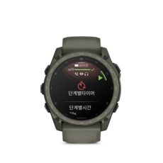 가민 택틱스 8 세라코트 AMOLED 스마트워치, GPS + 블루투스, 51mm, 올리브 드랩