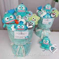 情人節花束 娃娃花束玩偶花束 公仔花束 丑魚漢頓玩偶花束生日禮物送女生閨蜜女友兒童搞怪, 禮袋賀卡, 1個